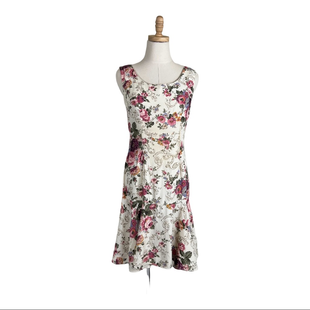 Vintage Floral 1980s/90s Dress